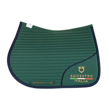 Tapis de saut avec logo brodé Equestro X Fise 100 Tapis de saut avec logo brodé Equestro X Fise 100