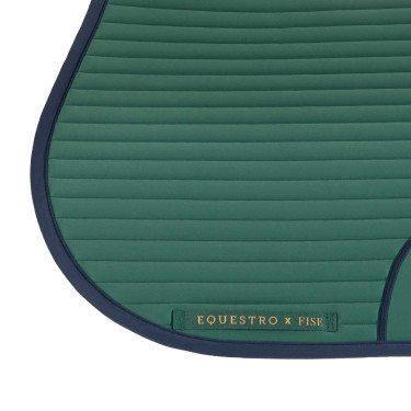 Tapis de saut avec logo brodé Equestro X Fise 100