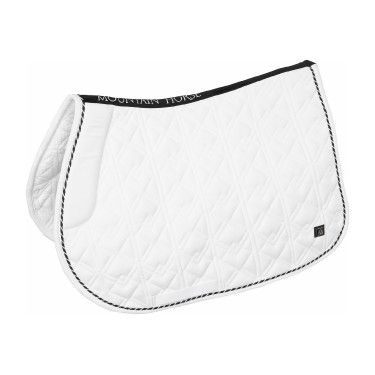 Tapis de selle Mountain Horse Blanc Tapis de selle Mountain Horse Blanc