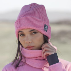 Bonnet Aubrion React Barbe à papa Rose