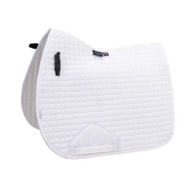 Tapis de selle en coton Arma Deluxe Blanc Tapis de selle en coton Arma Deluxe Blanc