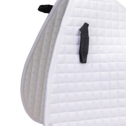 Tapis de selle en coton Arma Deluxe Blanc Tapis de selle en coton Arma Deluxe Blanc