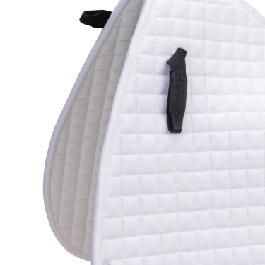 Tapis de selle en coton Arma Deluxe Blanc Tapis de selle en coton Arma Deluxe Blanc