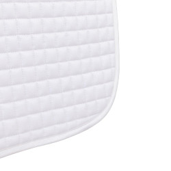 Tapis de selle en coton Arma Deluxe Blanc Tapis de selle en coton Arma Deluxe Blanc