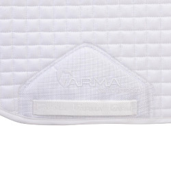 Tapis de selle en coton Arma Deluxe Blanc Tapis de selle en coton Arma Deluxe Blanc