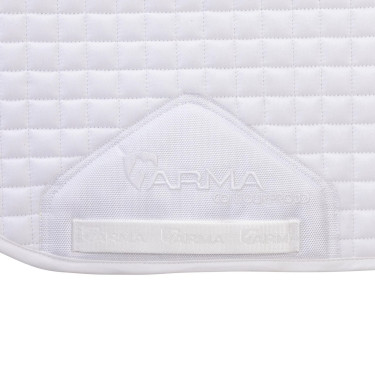 Tapis de selle en coton Arma Deluxe Blanc Tapis de selle en coton Arma Deluxe Blanc