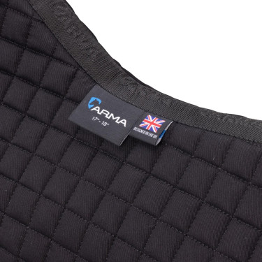 Tapis de selle en coton Arma Deluxe Noir Tapis de selle en coton Arma Deluxe Noir