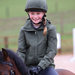Manteau imperméable thermique Aubrion React jeune cavalier Manteau imperméable thermique Aubrion React jeune cavalier