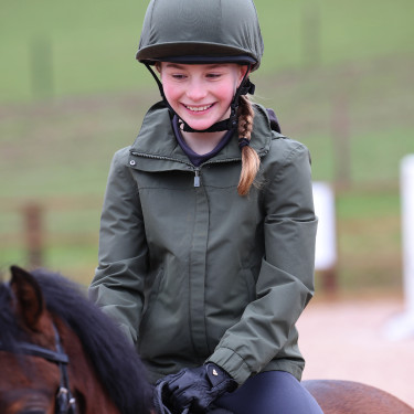 Manteau imperméable thermique Aubrion React jeune cavalier Manteau imperméable thermique Aubrion React jeune cavalier