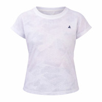 T-shirt technique React jeune cavalier Shires Aubrion Blanc