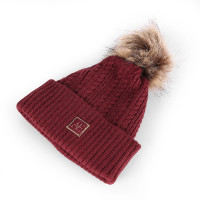 Bonnet d’équitation chaud Aubrion – tricot premium