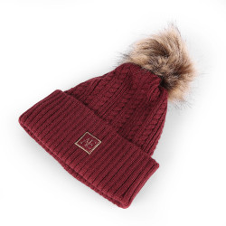 Bonnet d’équitation chaud Aubrion – tricot premium Bonnet d’équitation chaud Aubrion – tricot premium