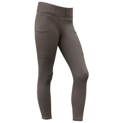 Legging équitation Covalliero AH26 femme Milky chocolate Gris