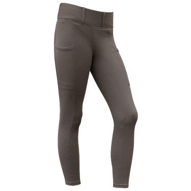 Legging équitation Covalliero AH26 femme Milky chocolate Gris