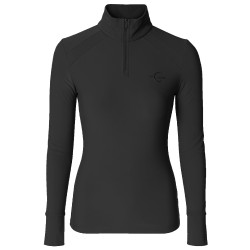 Polo Active Shirt Turtleneck Covalliero AH26 Femme Noir