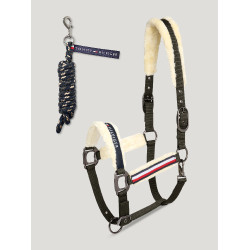 Licol et longe Tommy Hilfiger Equestrian Yale avec fourrure Vert camo Licol et longe Tommy Hilfiger Equestrian Yale avec fourrure Vert camo