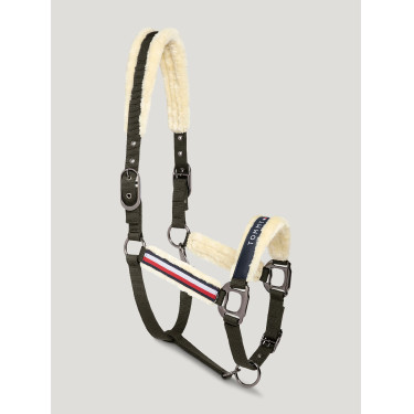 Licol et longe Tommy Hilfiger Equestrian Yale avec fourrure Vert camo Licol et longe Tommy Hilfiger Equestrian Yale avec fourrure Vert camo