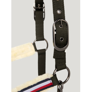 Licol et longe Tommy Hilfiger Equestrian Yale avec fourrure Vert camo Licol et longe Tommy Hilfiger Equestrian Yale avec fourrure Vert camo