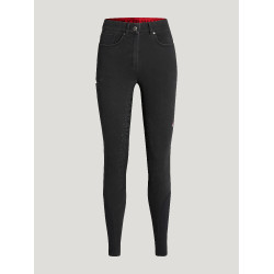 Pantalon d'équitation Tommy Hilfiger Equestrian en jean Hope femme Noir