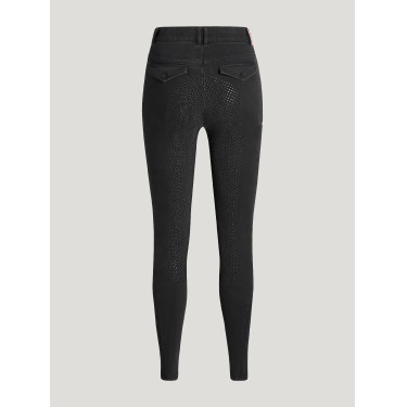 Pantalon d'équitation Tommy Hilfiger Equestrian en jean Hope femme Noir
