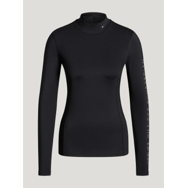 Baselayer col montant Amelie Rhinestone Tommy Hilfiger Equestrian femme