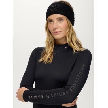 Baselayer col montant Amelie Rhinestone Tommy Hilfiger Equestrian femme