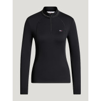 Baselayer Cady femme 1/4 Zip Rhinestone Tommy Hilfiger Equestrian Noir Baselayer Cady femme 1/4 Zip Rhinestone Tommy Hilfiger Equestrian Noir