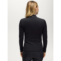 Baselayer Cady femme 1/4 Zip Rhinestone Tommy Hilfiger Equestrian Noir Baselayer Cady femme 1/4 Zip Rhinestone Tommy Hilfiger Equestrian Noir