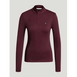 Baselayer Cady femme 1/4 Zip Rhinestone Tommy Hilfiger Equestrian
