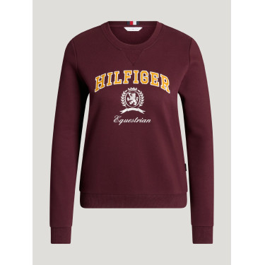 Sweat shirt Campus Tommy Hilfiger Equestrian femme Sweat shirt Campus Tommy Hilfiger Equestrian femme