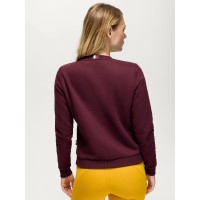 Sweat shirt Campus Tommy Hilfiger Equestrian femme Deep burgundy Bordeaux Sweat shirt Campus Tommy Hilfiger Equestrian femme Deep burgundy Bordeaux