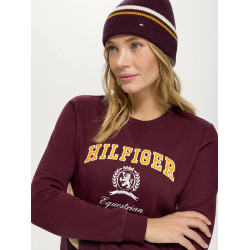 Sweat shirt Campus Tommy Hilfiger Equestrian femme Sweat shirt Campus Tommy Hilfiger Equestrian femme