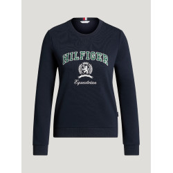 Sweat shirt Campus Tommy Hilfiger Equestrian femme Sweat shirt Campus Tommy Hilfiger Equestrian femme