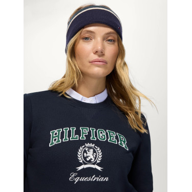 Sweat shirt Campus Tommy Hilfiger Equestrian femme Sweat shirt Campus Tommy Hilfiger Equestrian femme