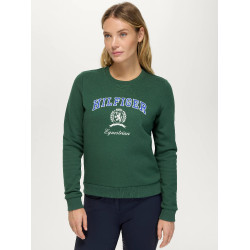 Sweat shirt Campus Tommy Hilfiger Equestrian femme Sweat shirt Campus Tommy Hilfiger Equestrian femme