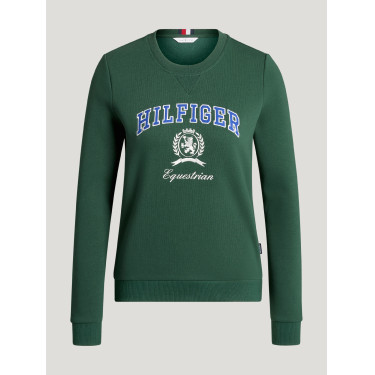Sweat shirt Campus Tommy Hilfiger Equestrian femme Sweat shirt Campus Tommy Hilfiger Equestrian femme