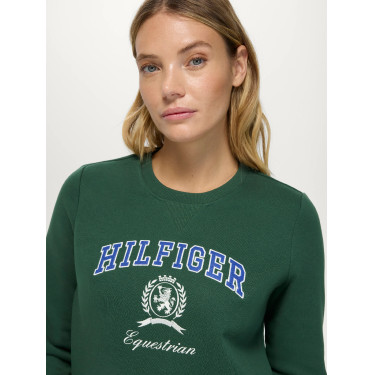 Sweat shirt Campus Tommy Hilfiger Equestrian femme Sweat shirt Campus Tommy Hilfiger Equestrian femme