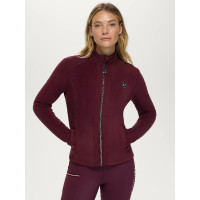 Veste Elmonte femme Fleece Tommy Hilfiger Equestrian Deep burgundy Veste Elmonte femme Fleece Tommy Hilfiger Equestrian Deep burgundy