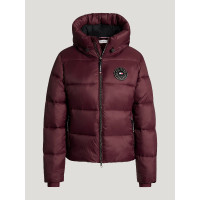 Blouson Glendale femme Puffer Tommy Hilfiger Equestrian Deep burgundy
