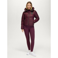 Blouson Glendale femme Puffer Tommy Hilfiger Equestrian Deep burgundy