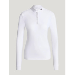 Polo de concours Monica femme Rhinestone Tommy Hilfiger Equestrian manches longues