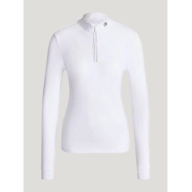 Polo de concours Monica femme Rhinestone Tommy Hilfiger Equestrian manches longues