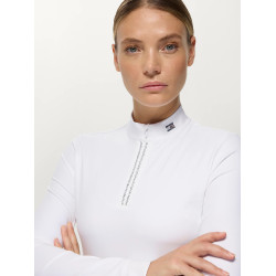 Polo de concours Monica femme Rhinestone Tommy Hilfiger Equestrian manches longues