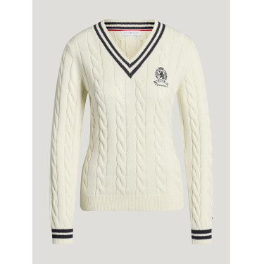 Pull col en V Roseville femme Cable Tommy Hilfiger Equestrian Pull col en V Roseville femme Cable Tommy Hilfiger Equestrian
