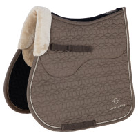 Tapis de selle Soft AH26 Covalliero Milky chocolate Gris