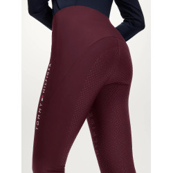 Legging Tommy Hilfiger Equestrian Elmira hiver full grip femme Deep burgundy Bordeaux