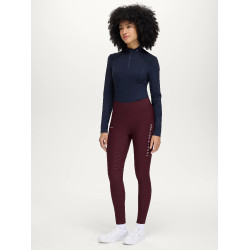 Legging Tommy Hilfiger Equestrian Elmira hiver full grip femme Deep burgundy Bordeaux