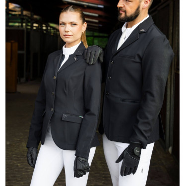 Veste de concours Platinum MotionFlex Pro Crystal Alessandro Albanese® Horseware femme Noir