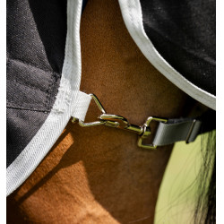 Couverture d'Extérieur Amigo® Ripstop 900D Quarter Horse Plus 0g Horseware Noir / argent Couverture d'Extérieur Amigo® Ripstop 900D Quarter Horse Plus 0g Horseware Noir / argent