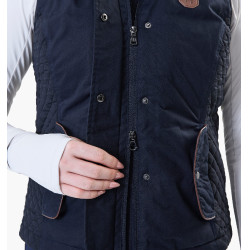 Veste sans manches Horseware Newmarket femme Marine Bleu marine